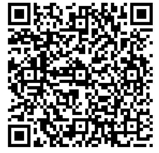 A qr code with black squares

Description automatically generated